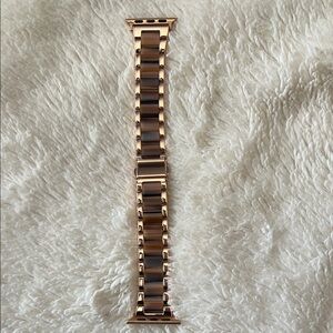 Rose Gold Metal Watch Band